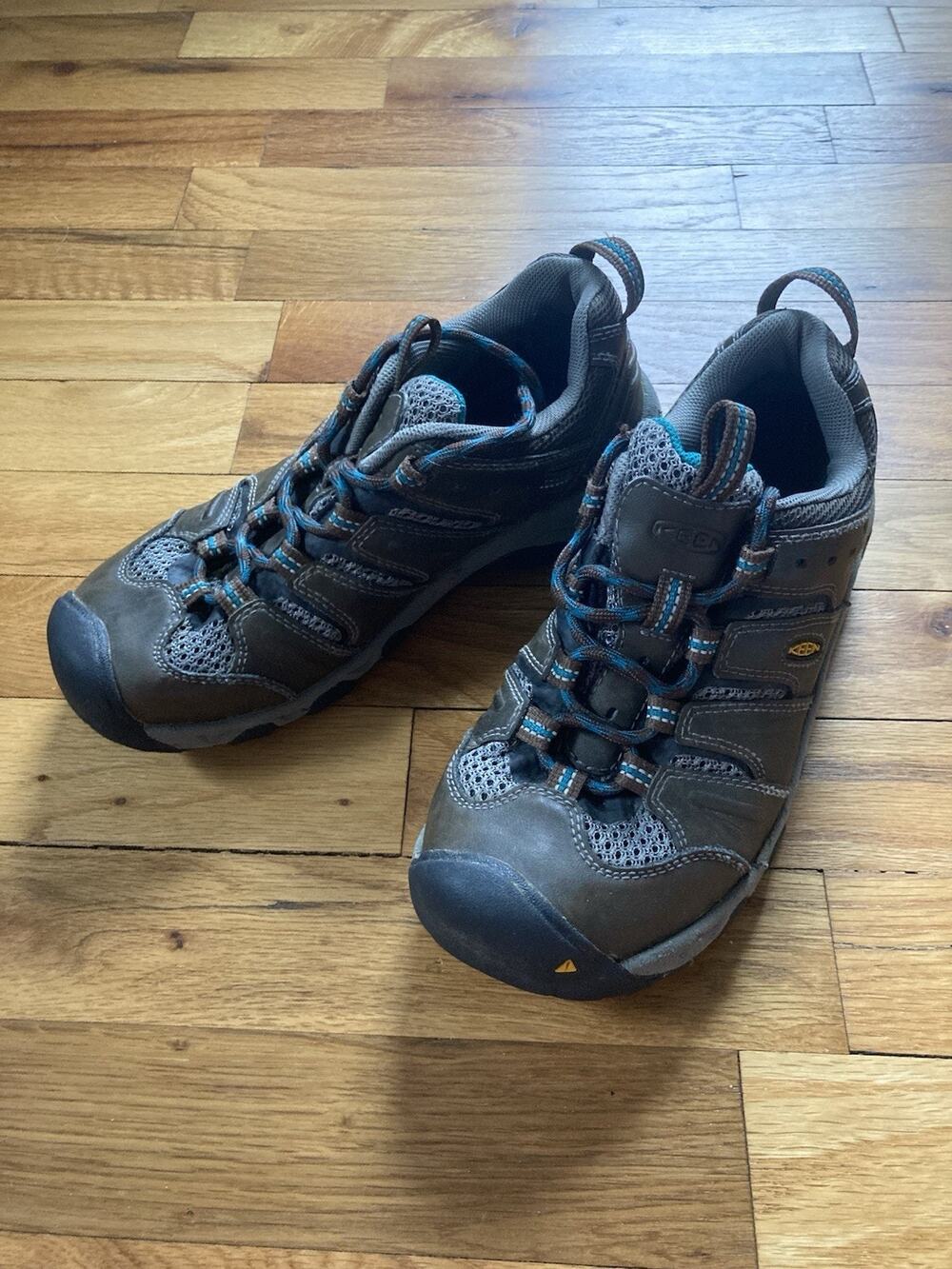 KEEN Koven Womens Trail Hiking Shoes Size 6 Brown Leather Gorpcore Utility